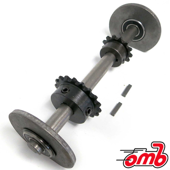 3/4" #41 Jackshaft Kit w/ 14" Jackshaft Mini Bike Go Kart Parts