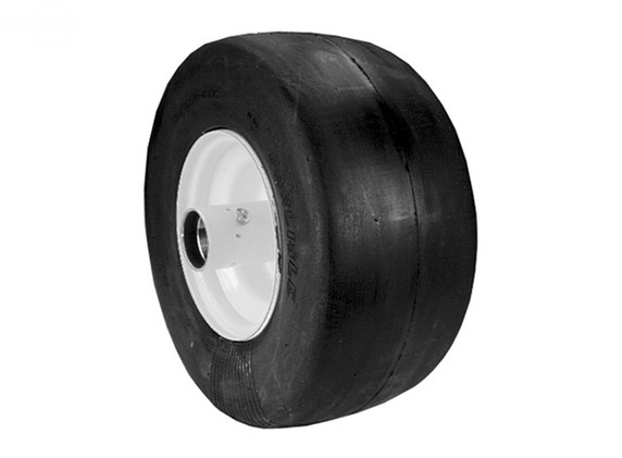 Wheel Caster Assembly Reliance 13x650x6 Carlisle Fits (White) Replaces Carlisle: 457291 : 103-0065, 103-5188, 1170361 S
