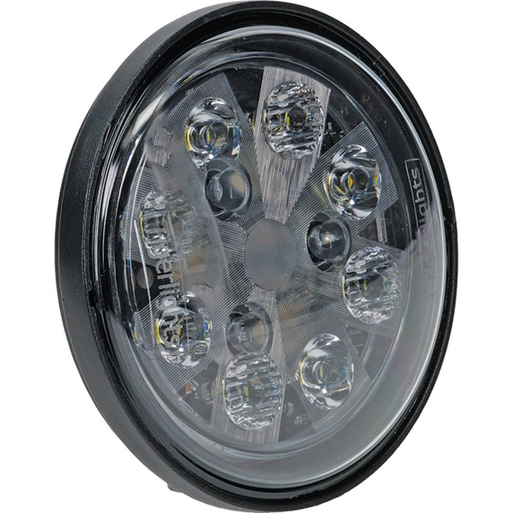 24W LED Sealed Round Hi/Lo Beam with Screw Connection 