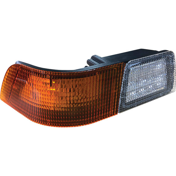 Right LED Corner Amber Light with Work Light Fits Case/IH Tractors