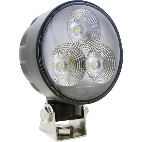 Round LED Headlight w/ Swivel Mount 