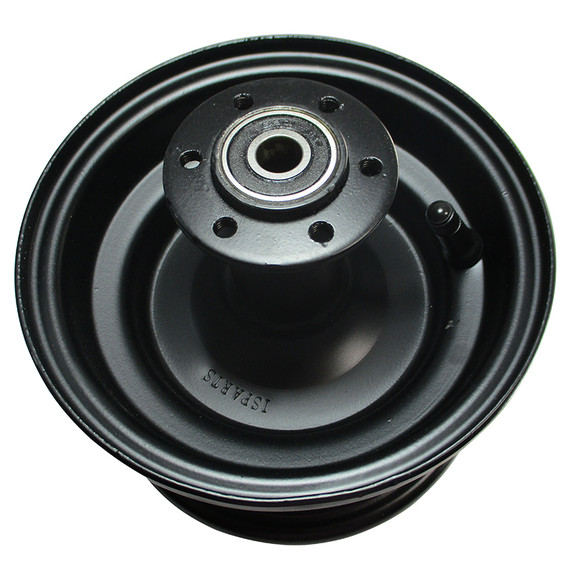 MegaMoto 6" Rear Wheel Black Fits Coleman
