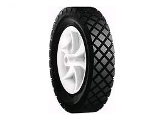Plastic Wheel 9 X 1.75 Snapper Fits (White)