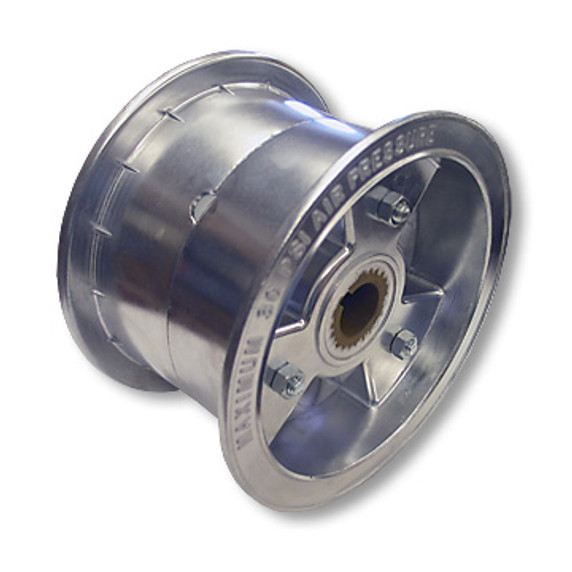 6" Azusa Tri-Star Wheel 4" Wide for 1" Live Axle