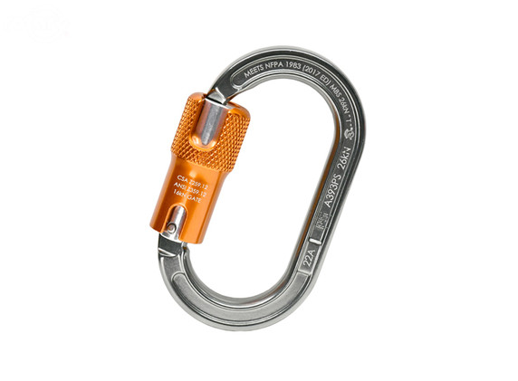 Pro Climb I-beamer Twist Lock Oval Carabiner