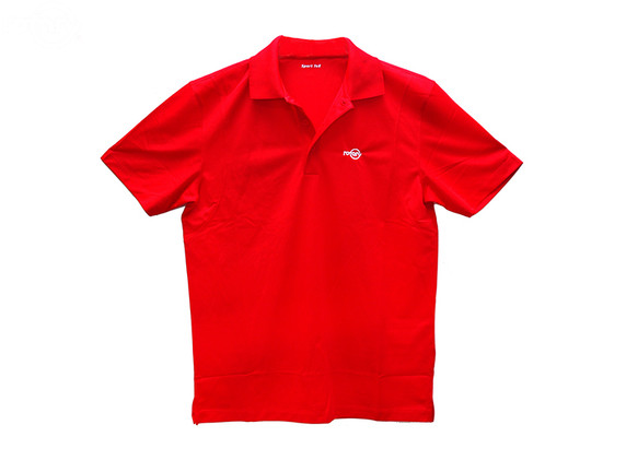 Red Polo Shirt With Rotary Logo 3xl