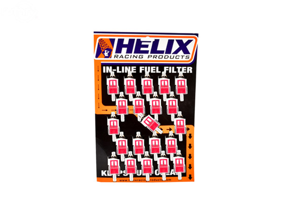 Helix Fuel Filter Stainless Screen - Red Carded