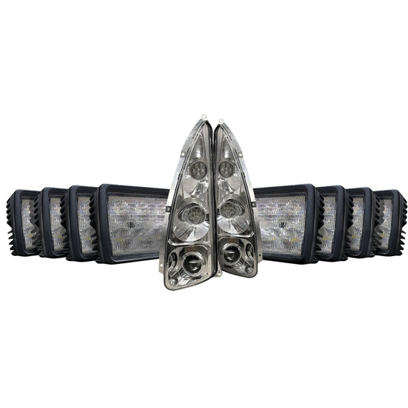 Complete LED Light Kit Fits /Fits New Holland T9 Tractors