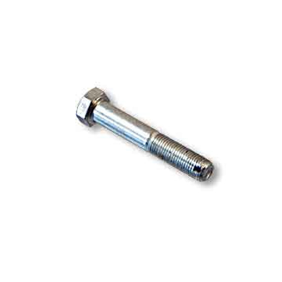 Bolt, 3/8-24 X 1-3/4", 1/16" Hole Drilled 3/32" From End, Zinc Plated
