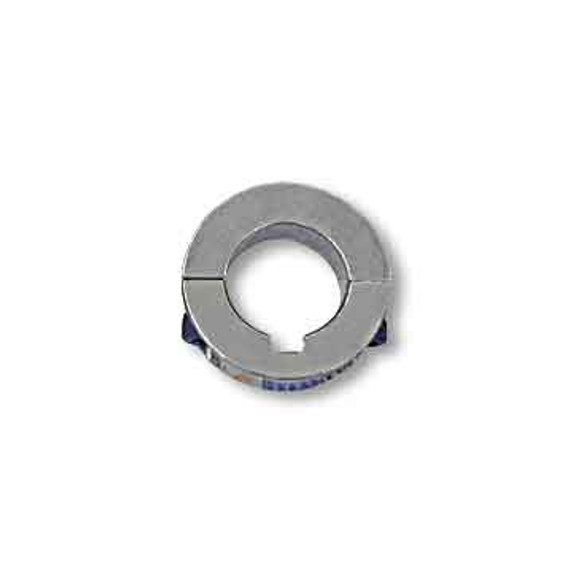 Collar, Split, Billet Aluminum, 25mm Id X 44mm Od X 12mm Wide, 6mm Keyway