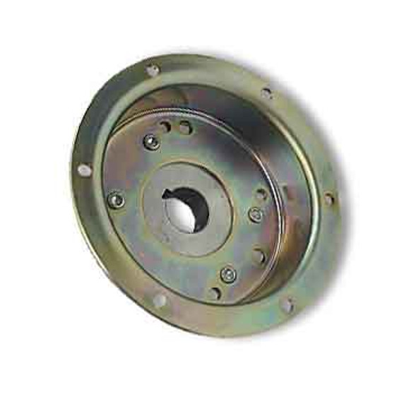 4-1/2" Brake Drum With Flange, Riveted to Mini-Hub, 1-1/4" Bore, Machined OD
