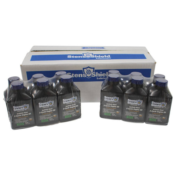 2-Cycle Engine Oil 50:1 Synthetic Blend, Twenty-four 6.4 oz. bottles