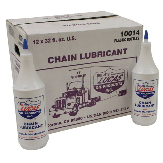 Chain Lubricant Fits Case of 12 / 1 Quart Bottles
