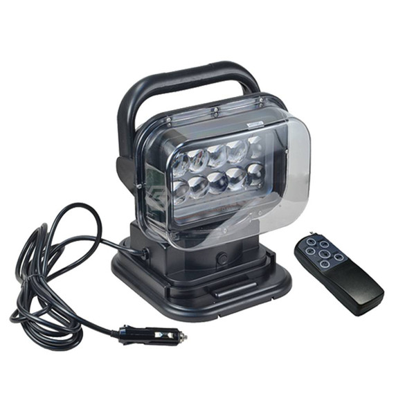 Work Light 12-24 Volt, Remote Control, 7 3/8", 10 LED, spot