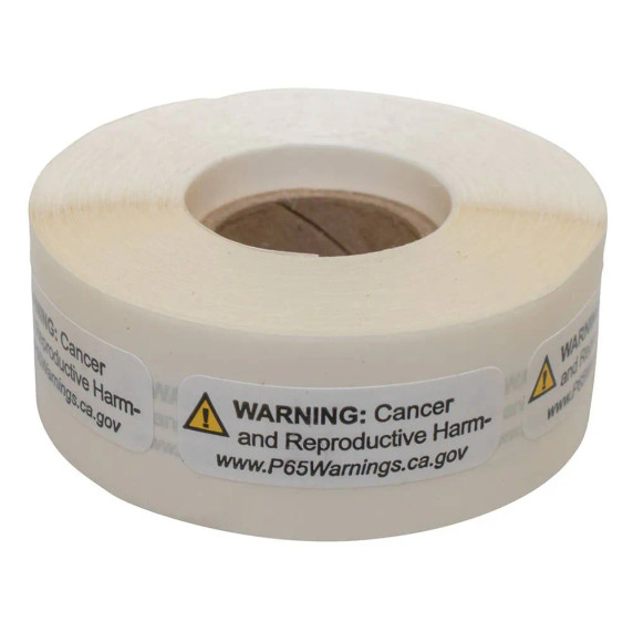 Proposition 65 Warning Labels California Prop 65 - Reproductive Harm and Cancer Warning