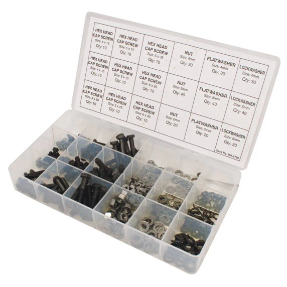 Metric Hex Bolt Asmt. 360 Piece Kit