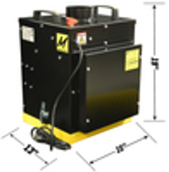 Magna-Matic MAG-200-4H Dust Collector for MAG-8100 & MAG-8200 Sharpeners