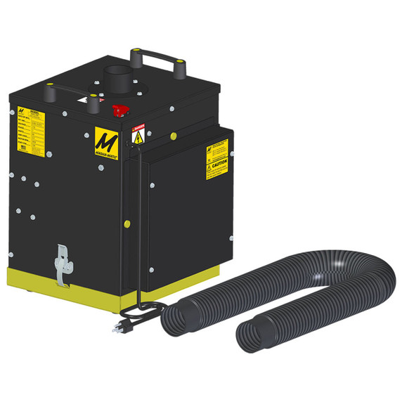 Magna-Matic MAG-200-2.5H Dust Collector with 2.5" Inlet and 3' Hose (For MAG8000/MAG-9000)