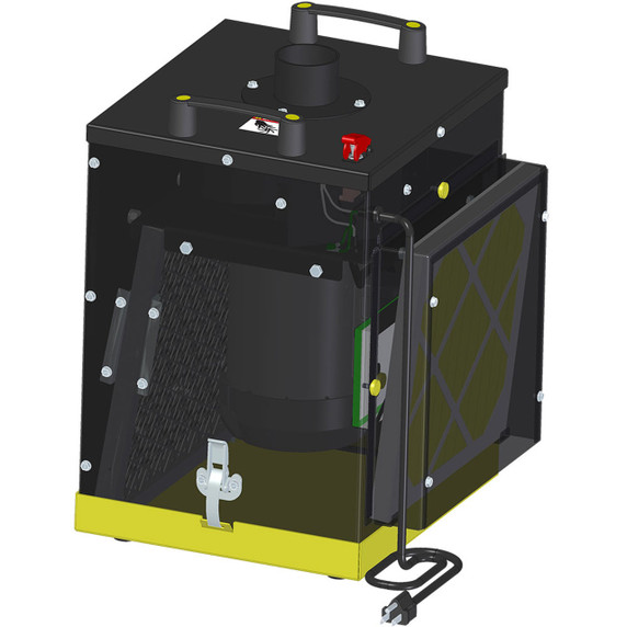 Magna-Matic MAG-200-2.5H Dust Collector with 2.5" Inlet and 3' Hose (For MAG8000/MAG-9000)