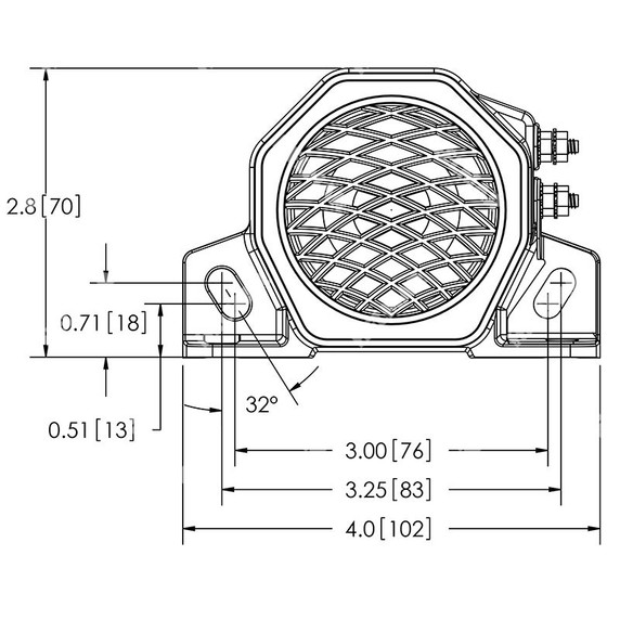 BACK-UP ALARM (12-24V)