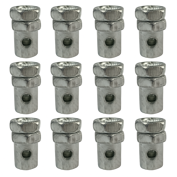 12 Pack Wire Swivel Cable Stop with Screw