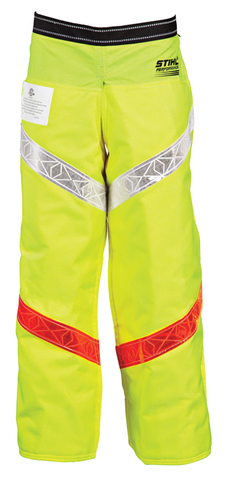 DYNAMIC Hi-Vis Apron Chap 36" Length - 30"-42" Waist - Hi-Vis