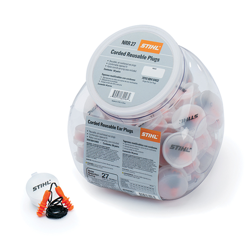 NRR 27 - 50 Corded Ear Plugs in Jar Container