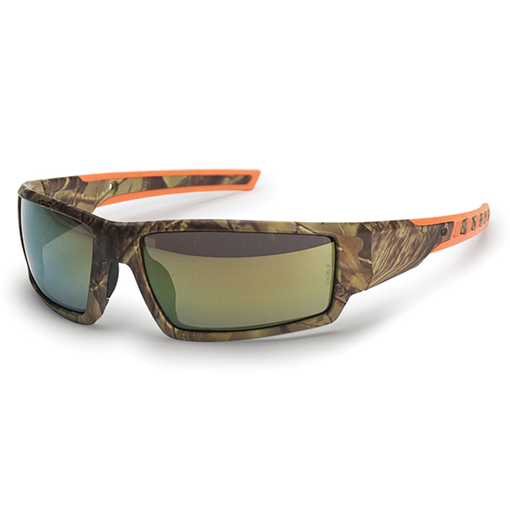 Hunter's Camo Glasses gold mirror lens