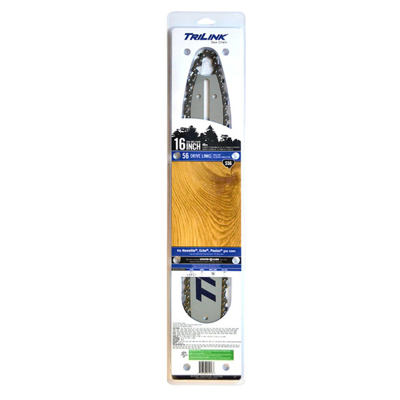 16" Bar and Chain Combo 3/8" LP Semi-Chisel, .050", 56 DL