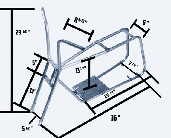 Mini Bike Frame & Fork Kit