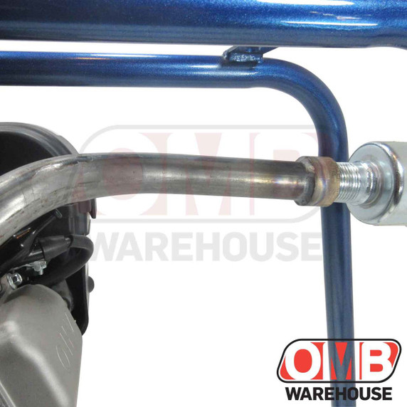Mini Bike Pipe w/ Muffler - Under seat style