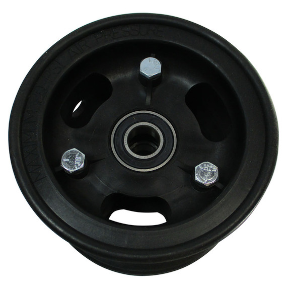 4" AZUSALite Wheel, 3" Wide With 5/8" ID Precision Ball Bearings