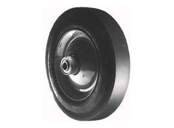 6" x 1.50" Steel Wheel, 1/2" Ball Bearing, 2" Offset Hub
