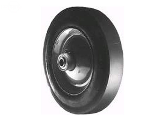 6" X 1.50" Steel Wheel, 1/2" Ball Bearing, 2" Offset Hub
