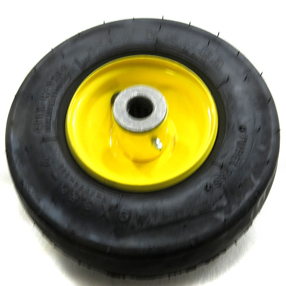 Rotary Corp Brand Wheel Caster Assembly 9x350x4 4ply (Yellow)