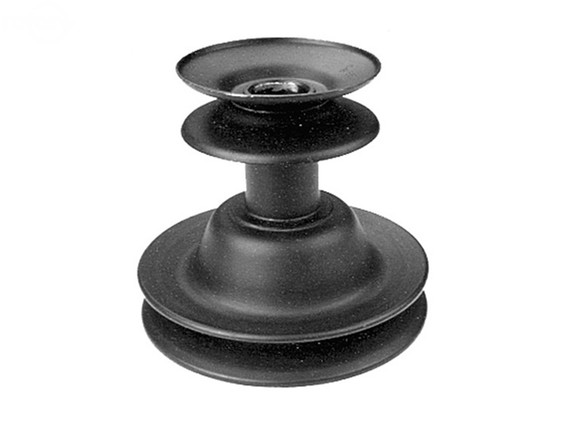 Fits Mtd 756-0982b Double Engine Pulley