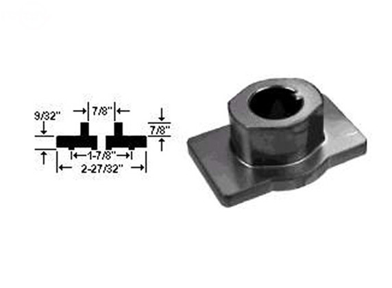 Adaptor Blade 7/8" Fits Ayp