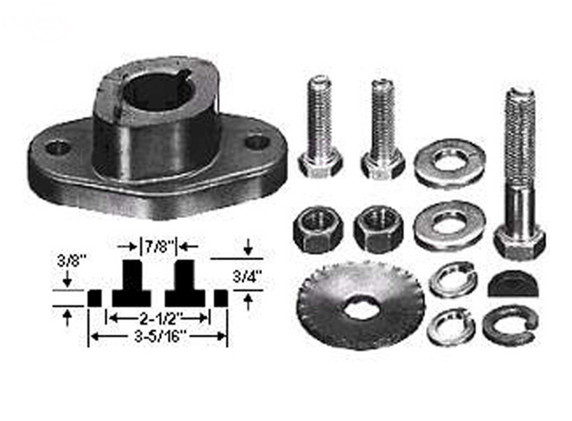 Adaptor Assembly Blade 7/8 Fits "Mtd
