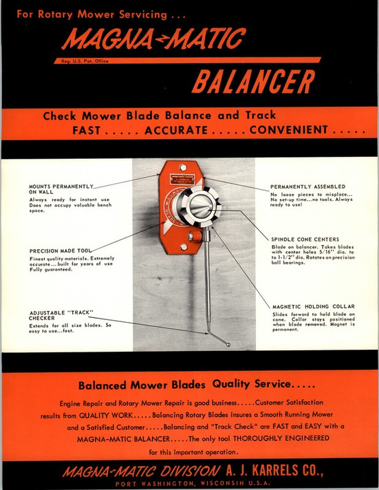 Magna-Matic Blade Balancer MAG-1000