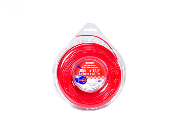 Line Trimmer .095 X 1/2 Lb. Donut Red Commercial