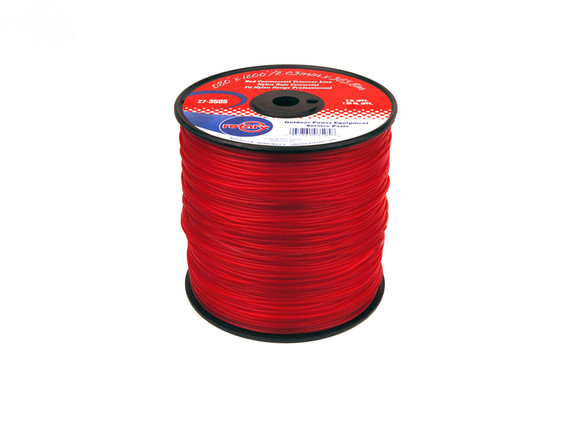Trimmer Line .080 3lb Spool Red Commerical