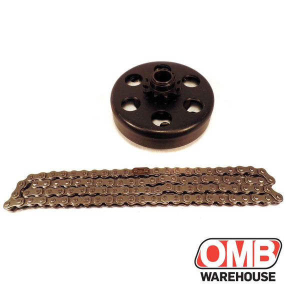 3/4" Clutch & 3' #35 Chain