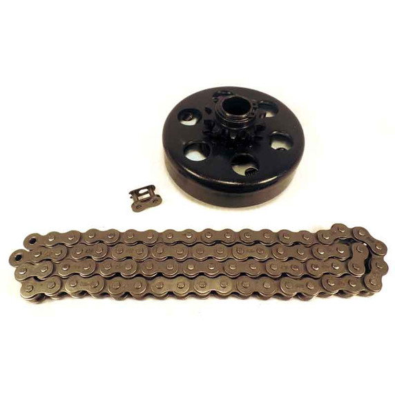3/4" Clutch 10 Tooth & 3' #40/41/420 Chain