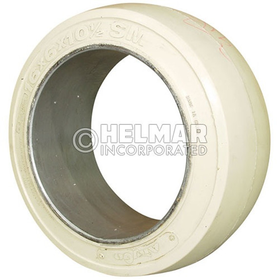 TIRE-230C Cushion 18 x 7 x 12.125 White Smooth