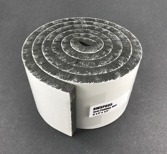 Foam Seat Padding - 1/2" x 4" x 6' Foam Seat Padding - 1/2" x 4" x 6'