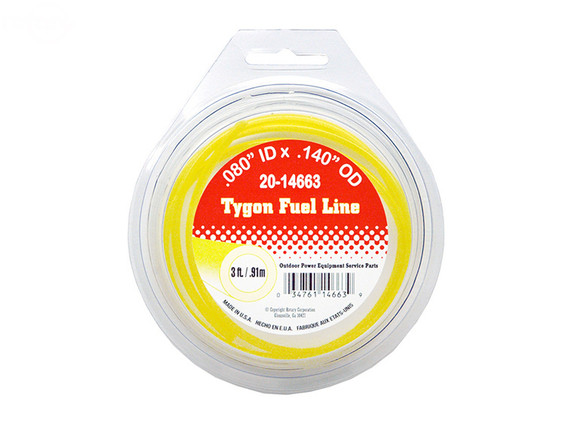 3' Package Fuel Line .080 Id X .140 Od
