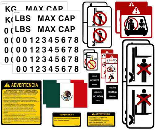 DECAL-KIT-SPANISH Universal Sticker