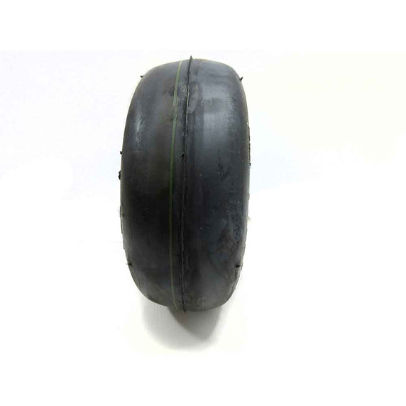 8 X 3.00 X 4 Regular Slick Tire, 4 Ply, 3.0" Wide, 7.8" OD