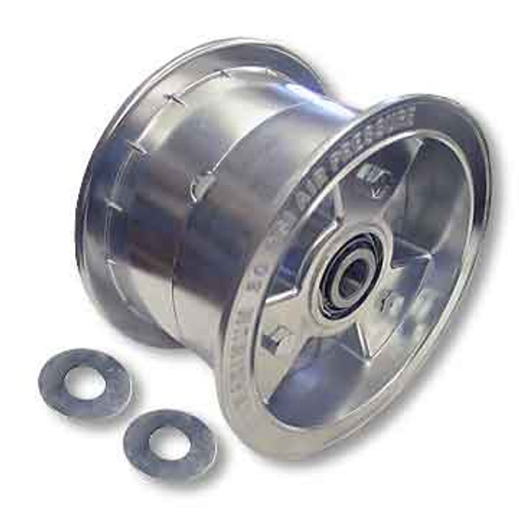 6" AZUSA Tri-Star Wheel, 4" Wide With 5/8" Tapered Roller Bearing