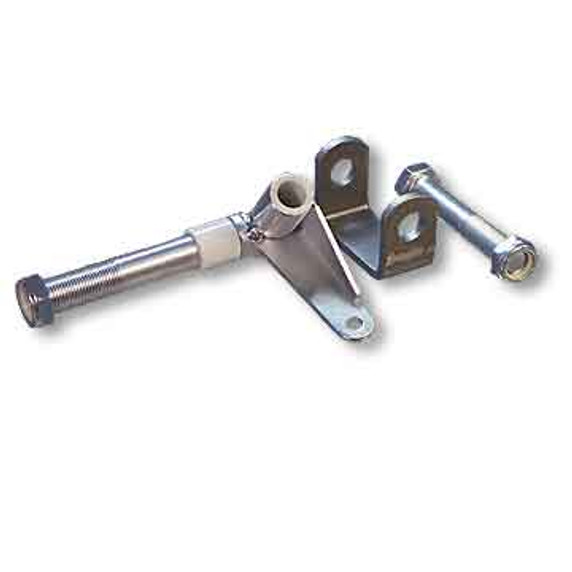 Spindle & Bracket Set, 3/4-16 Axle X 4-1/2" Length, 5/8 Kingpin, Side 2